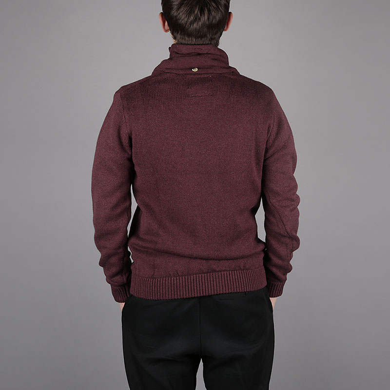 мужской бордовый свитер Wemoto Flip C202-BurgundyMelange - цена, описание, фото 4